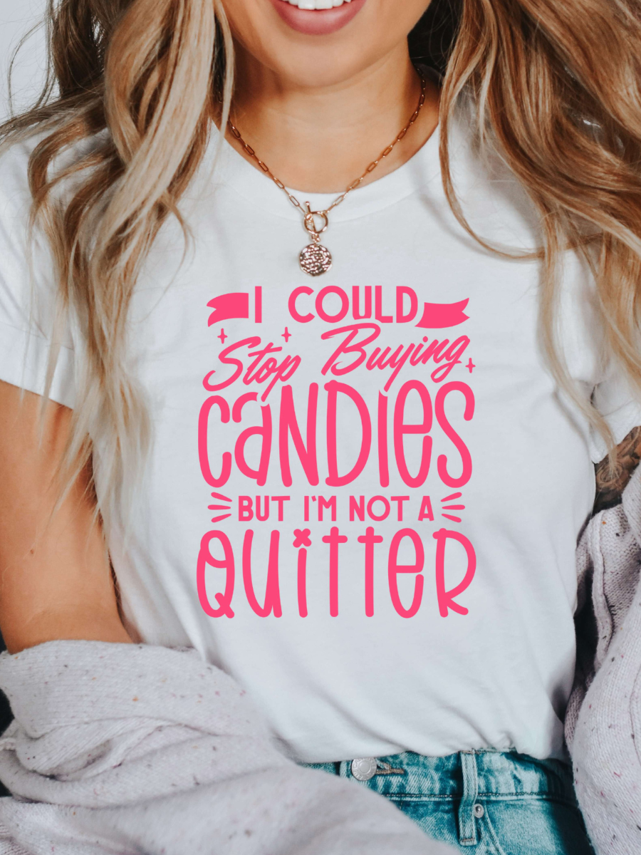 I Could Stop Buying Candles, But I'm Not A Quitter Tee