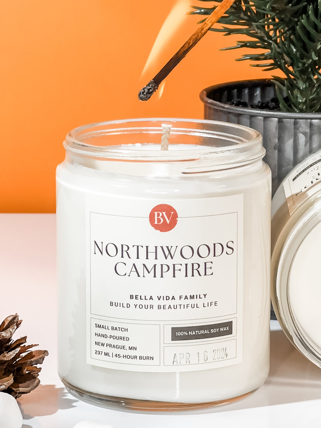 Northwoods Campfire 8oz Soy Candle