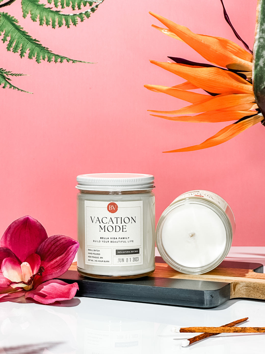 Vacation Mode 8oz Soy Candle