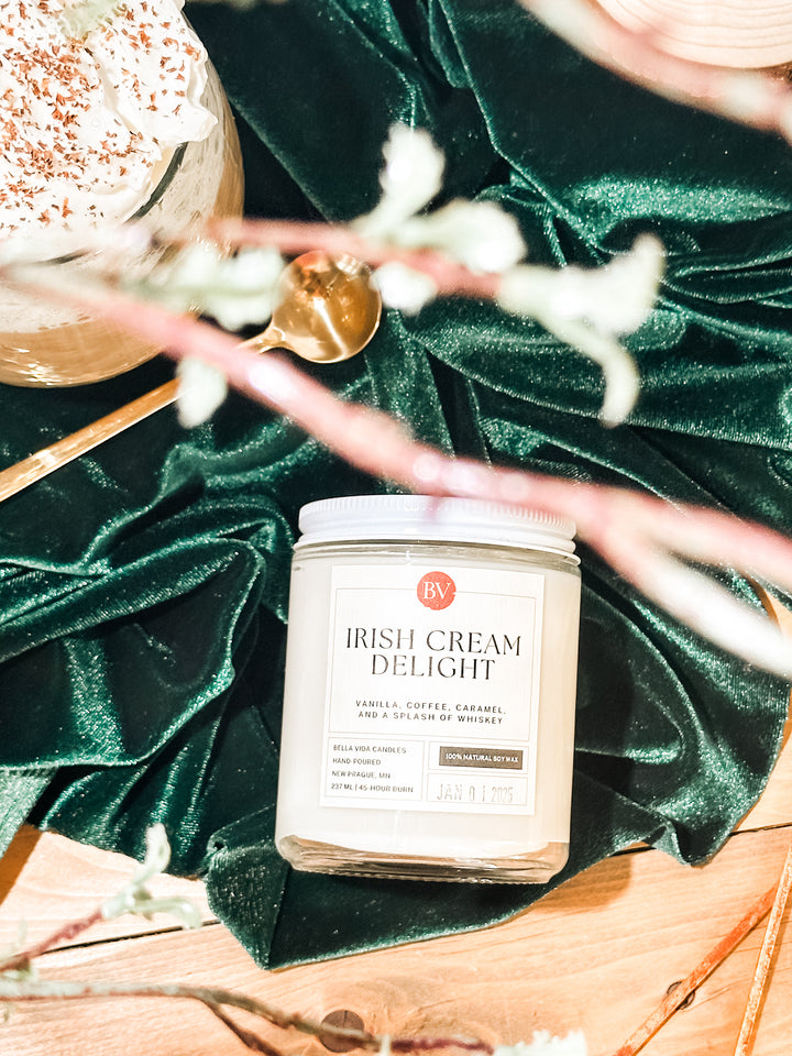 Irish Cream Delight 8oz Soy Candle