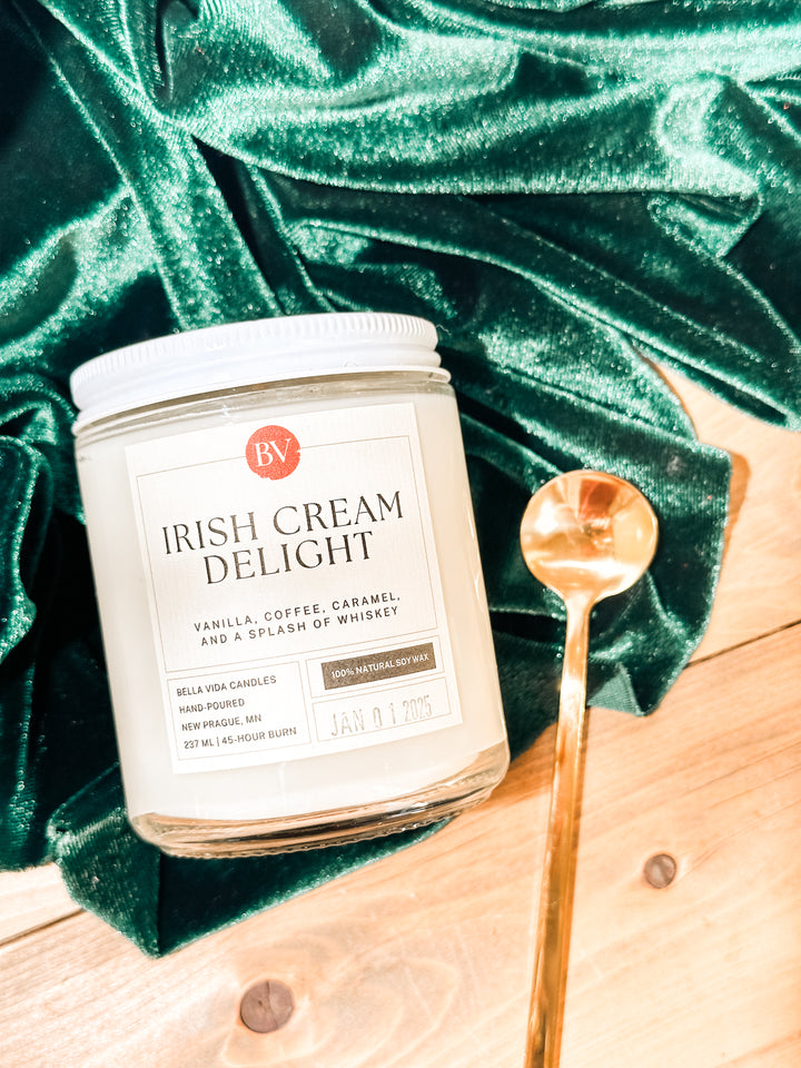 Irish Cream Delight 8oz Soy Candle