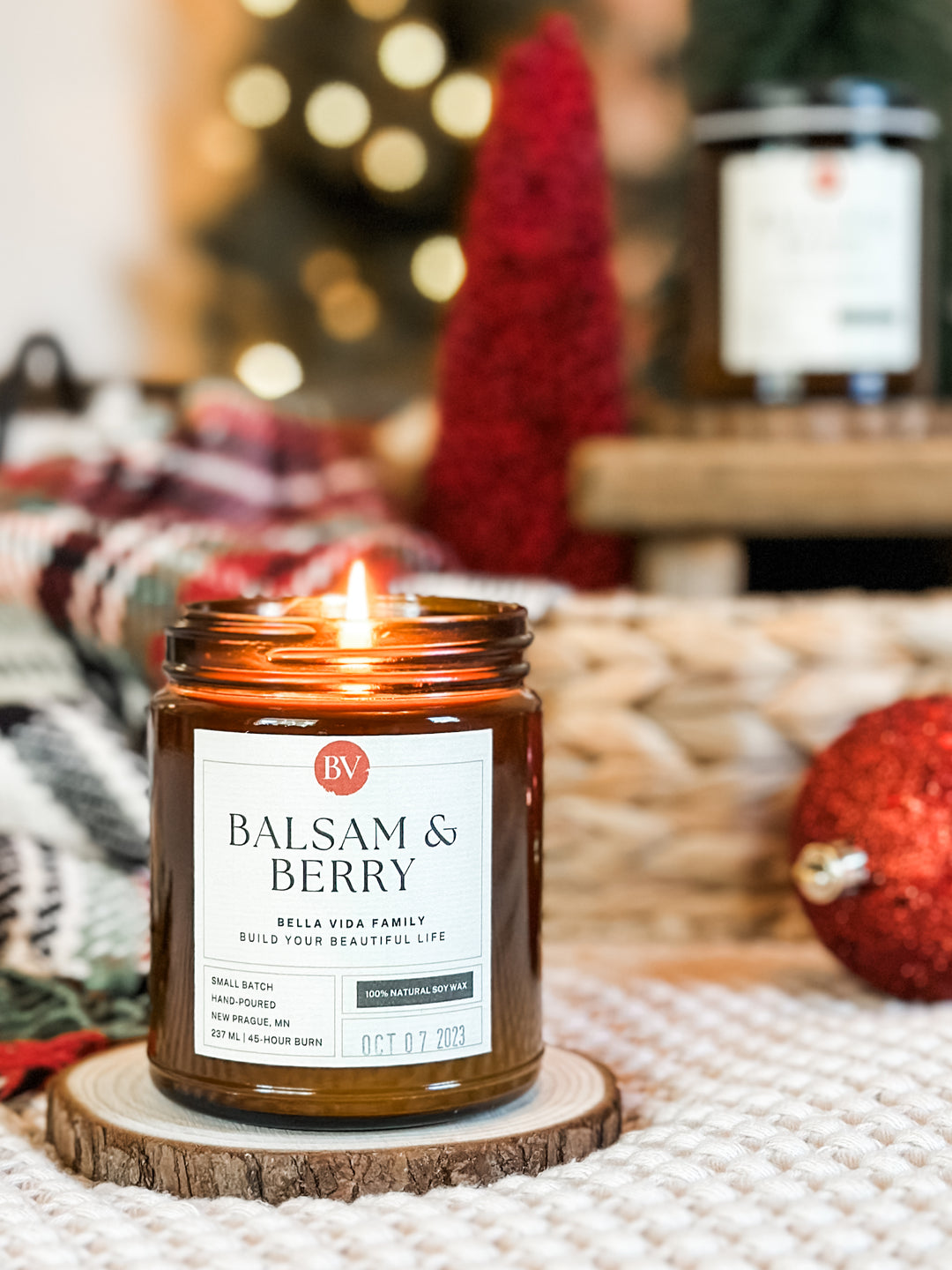 Balsam and Berry 8oz Soy Candle