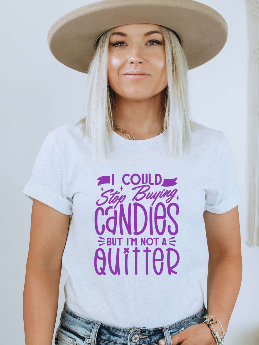 I Could Stop Buying Candles, But I'm Not A Quitter Tee