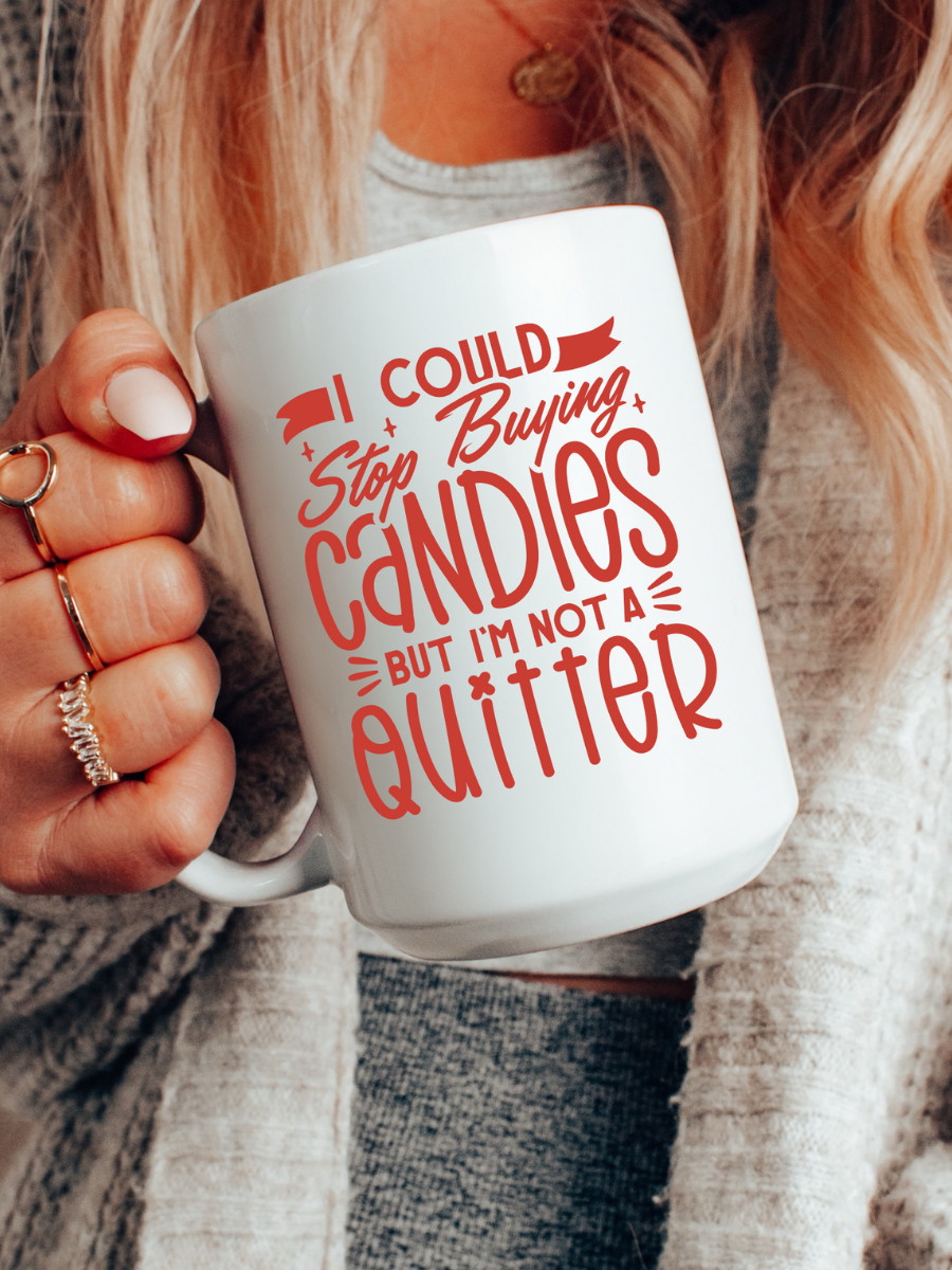 I Could Stop Buying Candles But I'm Not A Quitter White Coffee Mug