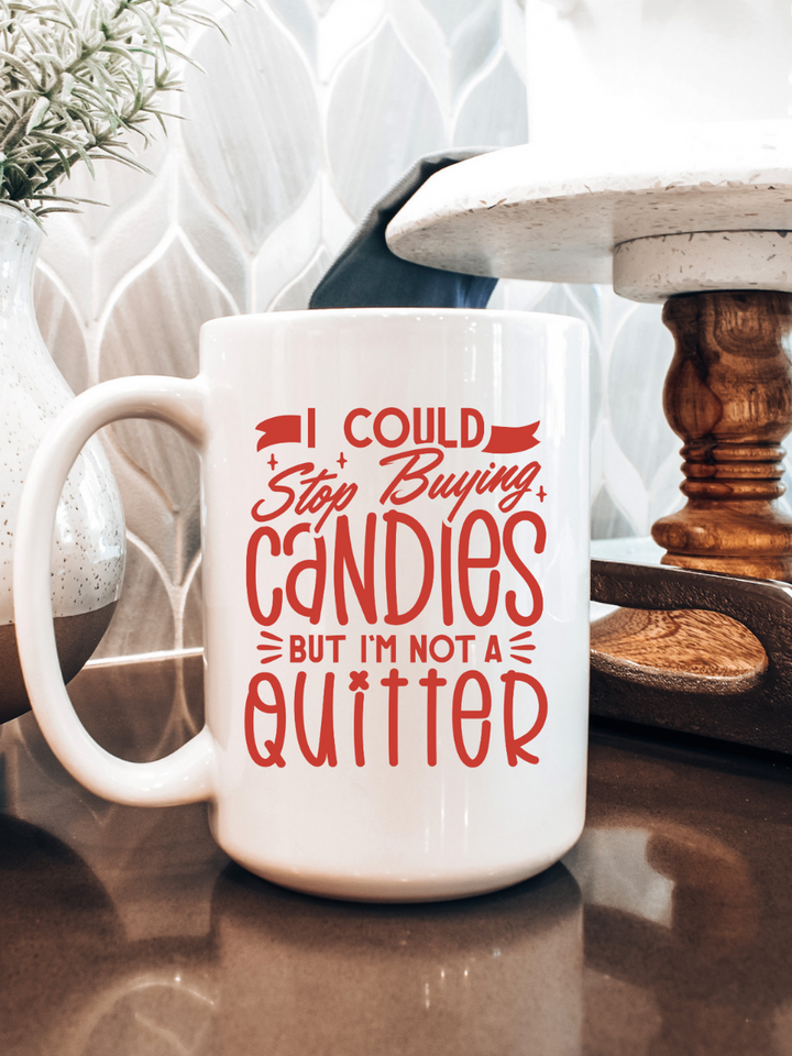 I Could Stop Buying Candles But I'm Not A Quitter White Coffee Mug