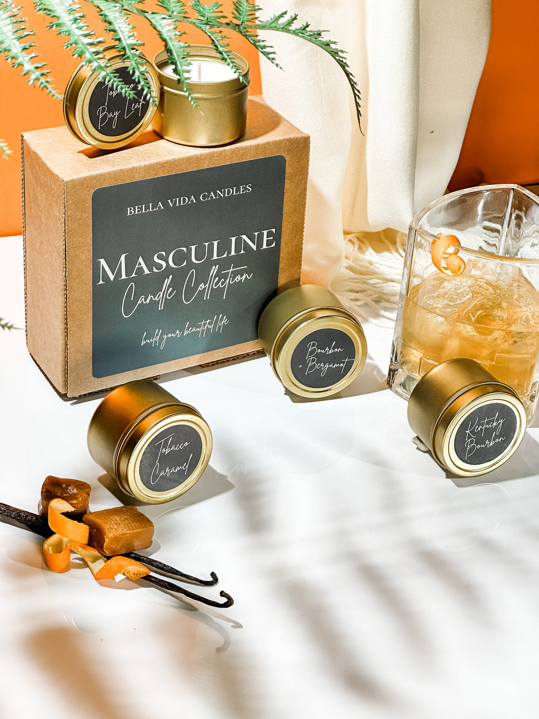 Masculine Soy Candle Sniffer Box