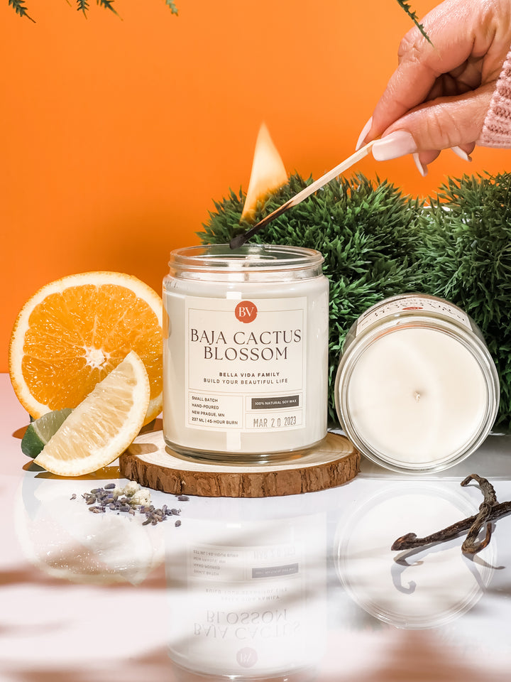 Baja Cactus Blossom Soy Candle