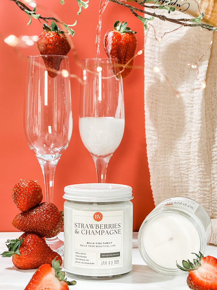 Strawberries and Champagne Soy Candle